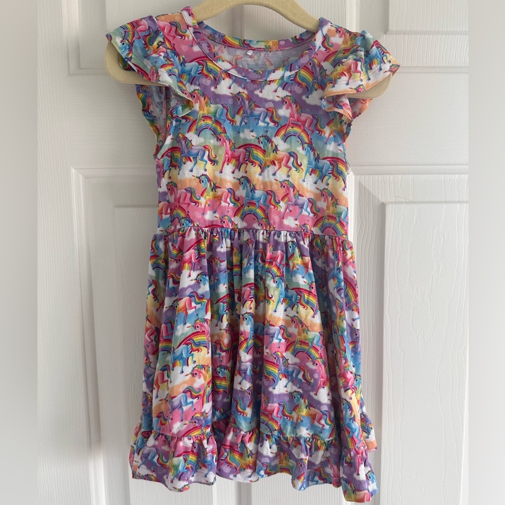 Posh Peanut Lisa Frank Twirl Dress 2T
